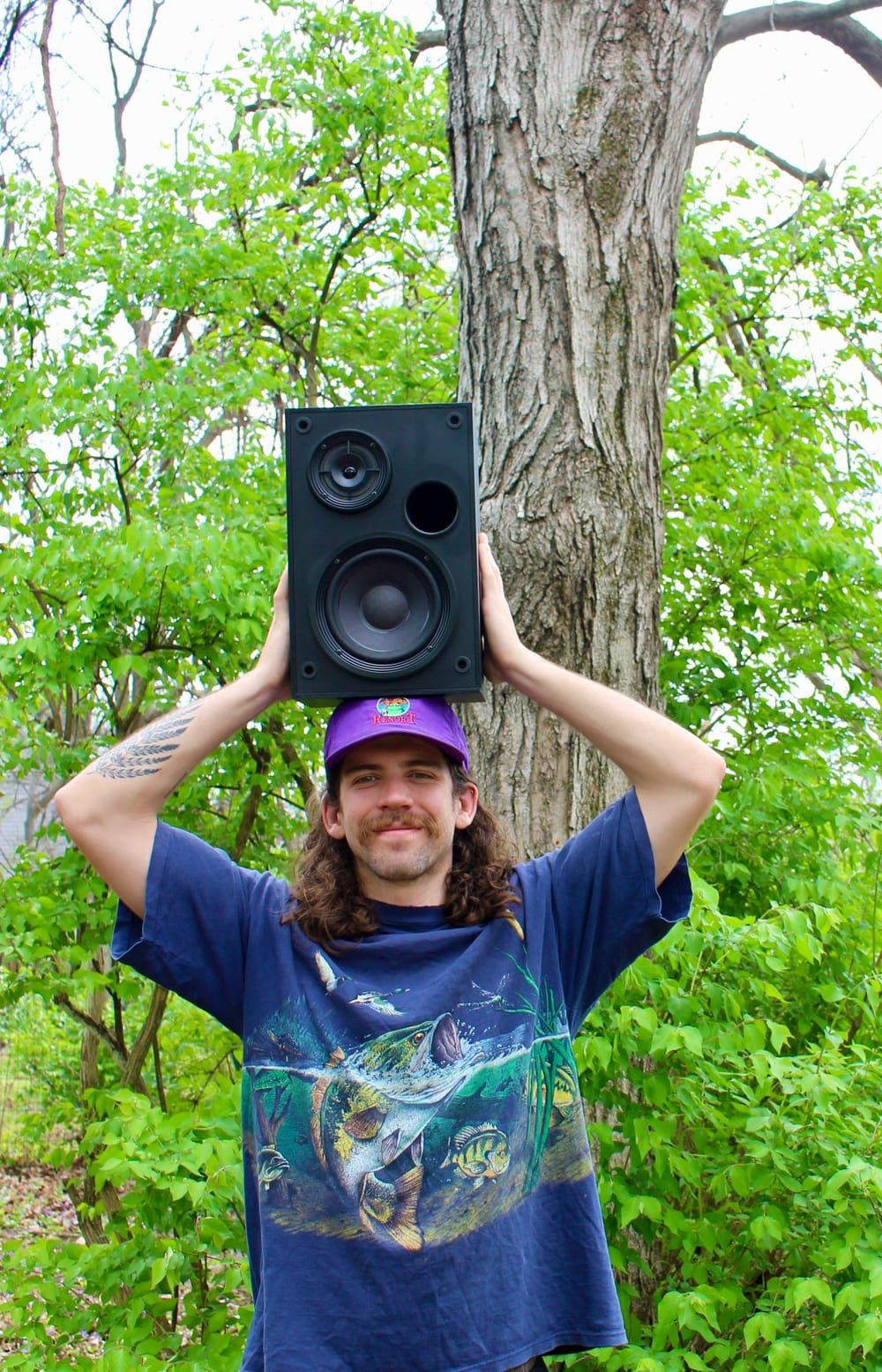 Will Hall in the field
